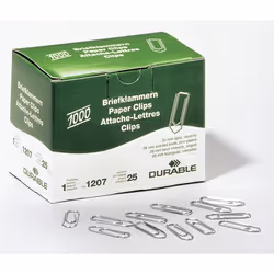 Durable 1207-25, Zinco acciaio, Argento, 26 mm, 1000 pz
