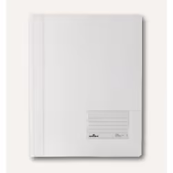 Durable Cartellina ad aghi A4, Bianco, PVC, A4, 1 tasche