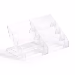 Durable 2439 portabiglietti da visita Plastica Trasparente