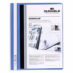 Durable DURAPLUS, Blu, Trasparente, A4, 1 tasche