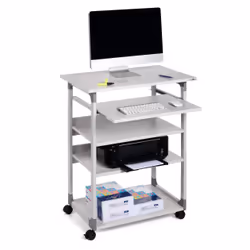 Durable SYSTEM 75 VH Grigio Trolley multimediale - Vista aggiuntiva 5