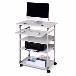 Durable SYSTEM 75 VH Grigio Trolley multimediale - Vista aggiuntiva 6
