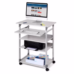 Durable SYSTEM 75 VH Grigio Trolley multimediale - Vista aggiuntiva 7