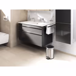 Durable 340023 bidone per la spazzatura 5 L Rotondo Acciaio inox - Vista aggiuntiva 3
