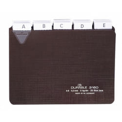 Durable 3160 scheda per indice Marrone 25 pz