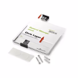 Durable 480123 stand informativo e supporto per brochure Supporto per segnale Alluminio Argento - Vista aggiuntiva 5