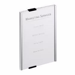 Durable Info Sign, Acrilico, Alluminio, Argento, 149 mm, 210,5 mm