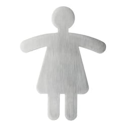 Durable Women's WC Symbol Argento