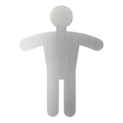 Durable Men's WC Symbol Argento