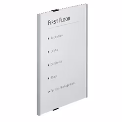 Durable Info Sign, Acrilico, Alluminio, Argento, 297 mm, 420 mm