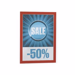 Durable 4872-03 cornice magnetica A4 Rosso - Vista aggiuntiva 4