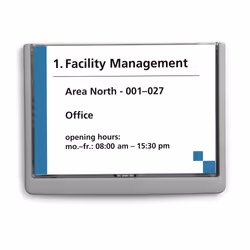 Durable 486637 stand informativo e supporto per brochure Supporto per segnale A5 Plastica Grafite - Vista aggiuntiva 4
