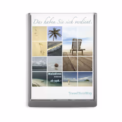 Durable 486737 stand informativo e supporto per brochure Supporto per segnale A4 Plastica Grafite - Vista aggiuntiva 7