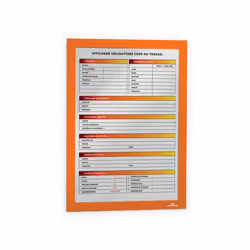 Durable DURAFRAME cornice magnetica A4 Arancione