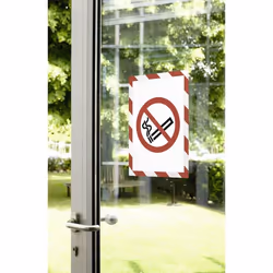 Durable DURAFRAME SECURITY cornice magnetica A4 Rosso - Vista aggiuntiva 5