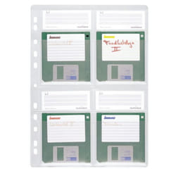 Durable 524319 custodia CD/DVD Custodia per floppy disk Trasparente