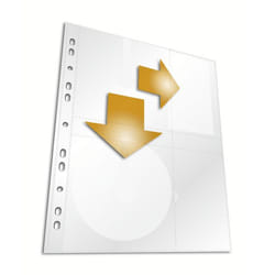 Durable 522219 custodia CD/DVD Custodia a borsellino Trasparente