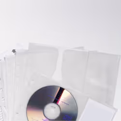 Durable 522219 custodia CD/DVD Custodia a borsellino Trasparente