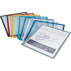Durable - Pannelli di display blu per supporti da tavolo, pareti e Vario Sherpa 5 unitŕ