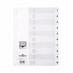 Durable 616202, Bianco