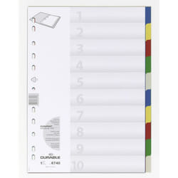 Durable 6740 Indice a linguetta vuota Polipropilene (PP) Multicolore