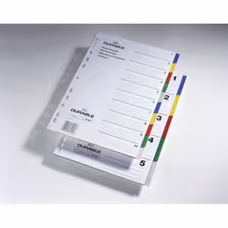 Durable 6740 Indice a linguetta vuota Polipropilene (PP) Multicolore