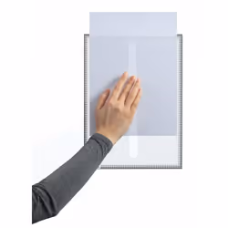 Durable 501557 porta documenti Plastica Grigio, Trasparente