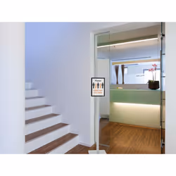 Durable INFO STAND BASIC A4 1 ST 501257 (501257) Stand informativo Metallo, Plastica Grigio - Vista aggiuntiva 6
