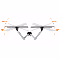 Durable 509723 Supporti a parete per TV 32" Argento - Vista aggiuntiva 5