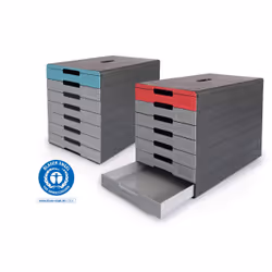 Durable IDEALBOX PRO 7 Plastica Grigio, Rosso - Vista aggiuntiva 6