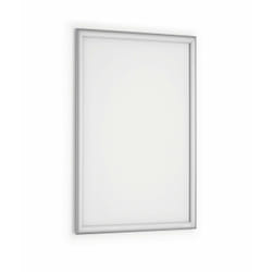 Durable 500823 placchetta da muro 450 x 625 mm Rettangolo Argento Alluminio
