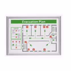 Durable 500823 placchetta da muro 450 x 625 mm Rettangolo Argento Alluminio - Vista aggiuntiva 7