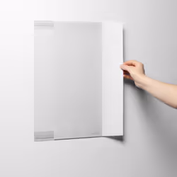 Durable 504519 stand informativo e supporto per brochure A3 Polietilene tereftalato riciclato (rPET) Trasparente - Vista aggiuntiva 5