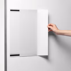 Durable 504919 stand informativo e supporto per brochure A3 Polietilene tereftalato riciclato (rPET) Trasparente - Vista aggiuntiva 5