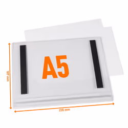 Durable 505819 porta biglietti Trasparente A5 - Vista aggiuntiva 2