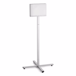 Durable 502057 stand informativo e supporto per brochure A4 Acciaio inox Antracite, Grigio
