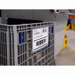 Durable 118519 porta documenti Polipropilene (PP), Acciaio Trasparente - Vista aggiuntiva 3