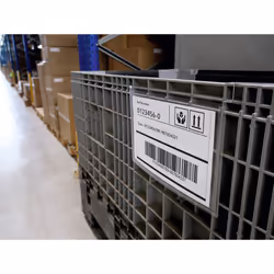 Durable 118519 porta documenti Polipropilene (PP), Acciaio Trasparente - Vista aggiuntiva 4