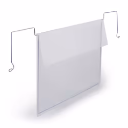 Durable 118719, Trasparente, Plastica, 2 schede, A5, 14,8 cm, 21 cm