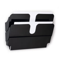 Durable Flexiplus portariviste 2 ripiani Nero