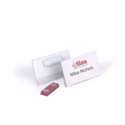 Durable 811619 badge e porta badge PVC 25 pz