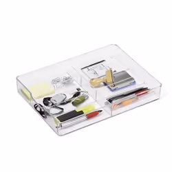 Durable 338419 organizzatore per cassetto di scrivania Acrilico Trasparente - Vista aggiuntiva 4