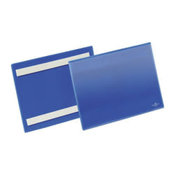 Durable - Tasca porta etichette B210xH148mm blu autoadesiva 50 pezzi/conf.