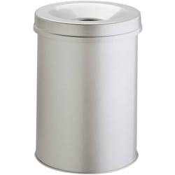 Durable - 330510 Cestino per la carta 15 l (ø x a) 260 mm x 357 mm Acciaio Grigio 1 pz.