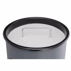 Durable 333023 bidone per la spazzatura 17 L Rotondo Metallo Argento - Vista aggiuntiva 4