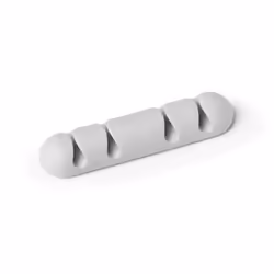 Durable Cavoline Clip 4, Supporto per cavo, Scrivania, Plastica, Grigio
