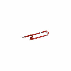 Nastro di tessuto VISITOR, con moschettone, conf. da 20 pz., rosso. Fornitura = montato. Lunghezza = 440 mm. Larghezza = 20 m ...