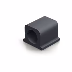 Durable Cavoline Clip Pro 2, Supporto per cavo, Scrivania, Plastica, Nero