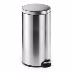 Durable 340323, 30 L, Rotondo, Acciaio inox, Acciaio inox, Pedale, Acciaio inox