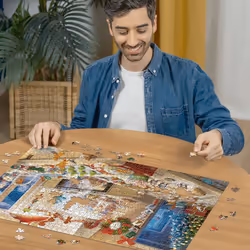 Ravensburger Merry Mischief Puzzle 1000 pz Natale - Vista aggiuntiva 3